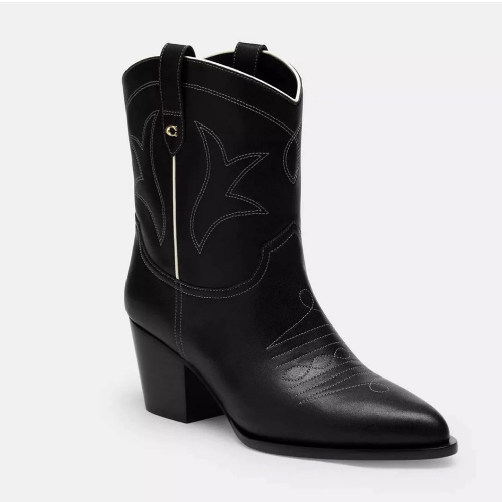 NEW Coach Black Ankle Booties